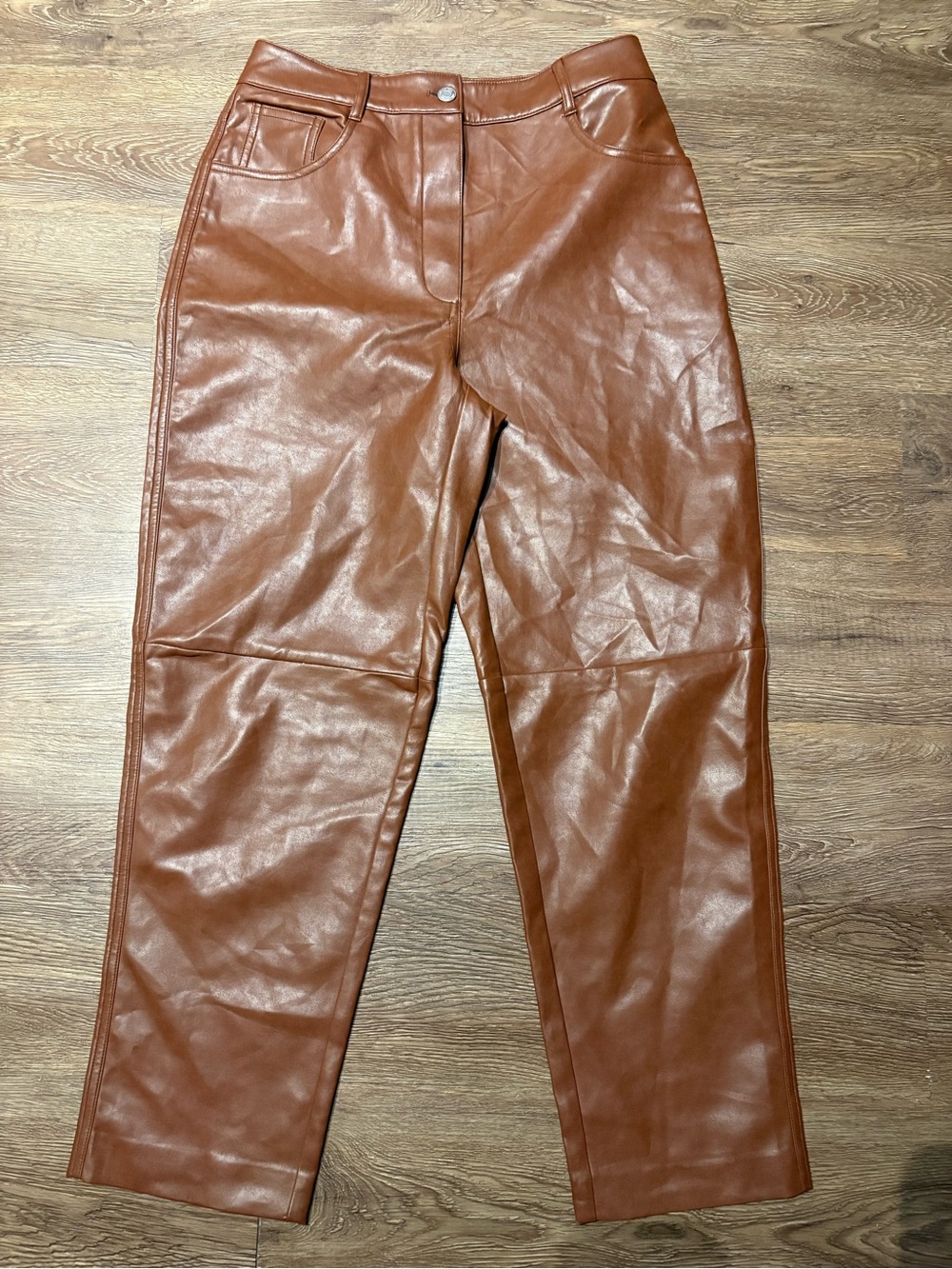 Aritzia Wilfred Free command leather (faux) pants